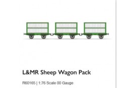 L&MR Stephenson's Rocket Coal Wagon Triple Pack OO Gauge